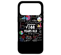 Carcasa para iPhone 17 Pro MAX Square Root of 144 12th Birthday 12 Year Old Math Nerd