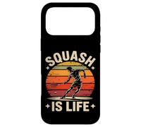 Carcasa para iPhone 17 Pro MAX Squash Is Life - Jugador de Squash Vintage