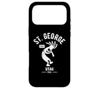 Carcasa para iPhone 17 Pro MAX St George Utah Dancing Kokopelli Souvenir Diseño Envejecido