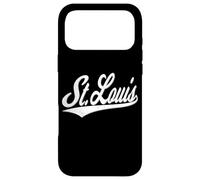 Carcasa para iPhone 17 Pro MAX ST. Louis Varsity Script Vintage Retro Sports Jersey Estilo