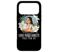 Carcasa para iPhone 17 Pro MAX St Maria Goretti Lily Saints Chicas Católicas Pureza