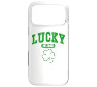Carcasa para iPhone 17 Pro MAX St Pattys Nurse St Patricks Lucky Nurse Shenanigans & Scrubs