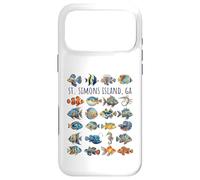 Carcasa para iPhone 17 Pro MAX St Simons Island GA - Diseño de Peces Coloridos