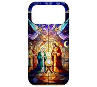 Carcasa para iPhone 17 Pro MAX Stained Glass Nativity Scene Christmas Art