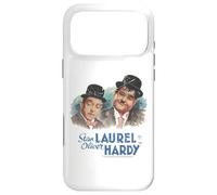 Carcasa para iPhone 17 Pro MAX Stan Laurel & Oliver Hardy Comedy Duo Pintado Retrato