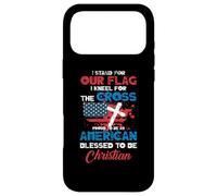 Carcasa para iPhone 17 Pro MAX Stand For Flag Kneel For Cross Proud Be American Christian
