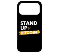 Carcasa para iPhone 17 Pro MAX Stand Up For Bitcoin Cryptocurrency Is Freedom BTC Crypto