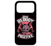 Carcasa para iPhone 17 Pro MAX Stay Bloody Kawaii Bat for Halloween Party-goers