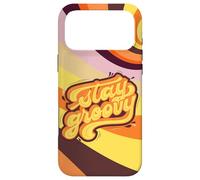 Carcasa para iPhone 17 Pro MAX Stay Groovy Retro 70s Swirl Arte estético