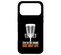 Carcasa para iPhone 17 Pro MAX Stay In The Chains Disc Golf Life Deportes al Aire Libre