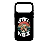 Carcasa para iPhone 17 Pro MAX Stay Weird Frog Banjo Hongos Hongos Seta Salvaje Estética