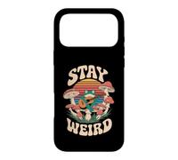 Carcasa para iPhone 17 Pro MAX Stay Weird Frog Banjo Hongos Hongos Seta Salvaje Estética