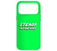 Carcasa para iPhone 17 Pro MAX Steady as She Goes | 2000's Music Song White