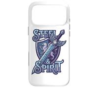 Carcasa para iPhone 17 Pro MAX Steel and Spirit Griffin Shield Fantasía Espada Runas Magia