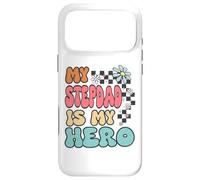 Carcasa para iPhone 17 Pro MAX Stepdad Hero Cute Retro Floral Fathers Day Appreciation