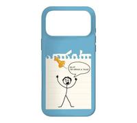 Carcasa para iPhone 17 Pro MAX Stick Figure Under A Tack Funny Stick Hombre Oficina Regalo