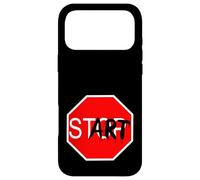 Carcasa para iPhone 17 Pro MAX Stop Start Graffiti Design Statement Motivation Gym