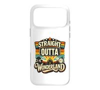 Carcasa para iPhone 17 Pro MAX Straight Outta Wonderland Vintage Retro Funny Fantasy Cita
