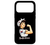 Carcasa para iPhone 17 Pro MAX Strong South Korean Girl Woman Girlfriend South Korea Flag