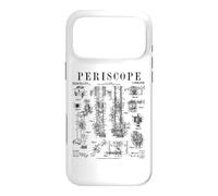 Carcasa para iPhone 17 Pro MAX Submarino náutico Periscopio Subbarco Naval Vintage Patente