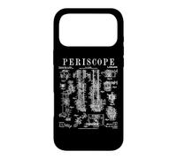 Carcasa para iPhone 17 Pro MAX Submarino náutico Periscopio Subbarco Naval Vintage Patente