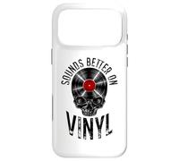 Carcasa para iPhone 17 Pro MAX Suena Mejor en coleccionista de Discos de Vinilo Retro Vintage Calavera