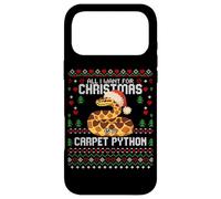 Carcasa para iPhone 17 Pro MAX Suéter Feo de Navidad con Texto en inglés All I Want Carpet Python