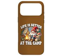 Carcasa para iPhone 17 Pro MAX Summer Break Teacher Life Is Better At The Camp Funny GNOME