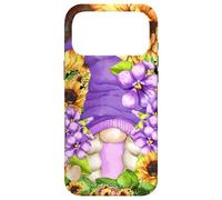 Carcasa para iPhone 17 Pro MAX Sunflower Suicide Awareness GNOME with Purple Violet Flower
