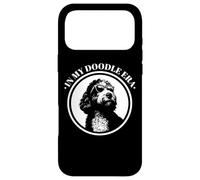 Carcasa para iPhone 17 Pro MAX Sunglasses In My Doodle Era Logo Bernedoodle Dog