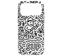 Carcasa para iPhone 17 Pro MAX Sup Stand Up Paddle Surfing Paddling Board Doodle Supboard