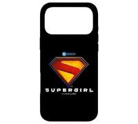 Carcasa para iPhone 17 Pro MAX Supergirl 2026 Full Color Shield Name Under Shield