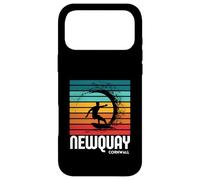 Carcasa para iPhone 17 Pro MAX Surf Newquay Cornwall Playa Vintage Retro Surf