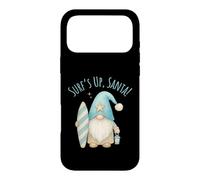 Carcasa para iPhone 17 Pro MAX Surf's Up - Divertido gnomo navideño de Papá Noel