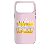 Carcasa para iPhone 17 Pro MAX Susan Joke Idgaf Meme Cute Halloween Costume For Susans