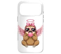 Carcasa para iPhone 17 Pro MAX Sweet Valentine's Day Sloth Angel with Pink Wings