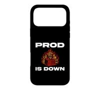Carcasa para iPhone 17 Pro MAX SysAdmin Prod Is Down Server On Fire Devops Tech Humor