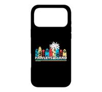 Carcasa para iPhone 17 Pro MAX Tablas de Surf Vintage Palm Tree Pawleys Island Carolina del Sur