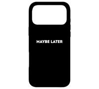 Carcasa para iPhone 17 Pro MAX Tal Vez más Tarde Pereza Perezosa