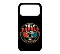 Carcasa para iPhone 17 Pro MAX Talk Paddle To Me Funny Ping Pong Pun Club de Tenis de Mesa