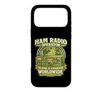 Carcasa para iPhone 17 Pro MAX Talking To Strangers Worldwide Funny Ham Radio Operator