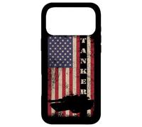 Carcasa para iPhone 17 Pro MAX Tanker Abrams Tank Crew Veterano Bandera Americana