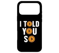 Carcasa para iPhone 17 Pro MAX Te he Dicho Bitcoin BTC HODL criptomoneda Regalo
