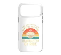 Carcasa para iPhone 17 Pro MAX Te metes con Miau en bancarrota por Rice Funny Cat Pun