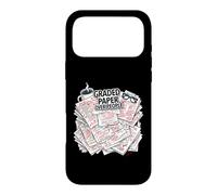 Carcasa para iPhone 17 Pro MAX Teacher Introvert Graded Paper Over People