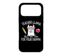 Carcasa para iPhone 17 Pro MAX Teacher Llama Ain't Got Time for The Drama Teachers
