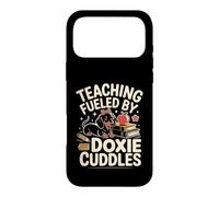 Carcasa para iPhone 17 Pro MAX Teaching Fueled by Doxie Cuddles profe teckel Escuela