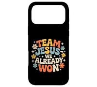 Carcasa para iPhone 17 Pro MAX Team Jesus We Already Won Victoria del Ganador Espiritual |-