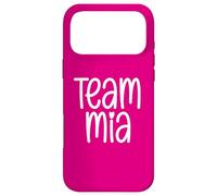 Carcasa para iPhone 17 Pro MAX Team MIA Girls Nombre Deportes Hija Nieta Mamá