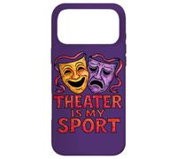 Carcasa para iPhone 17 Pro MAX Teatro es mi Teatro Deportivo niños diversión Drama Club Arte